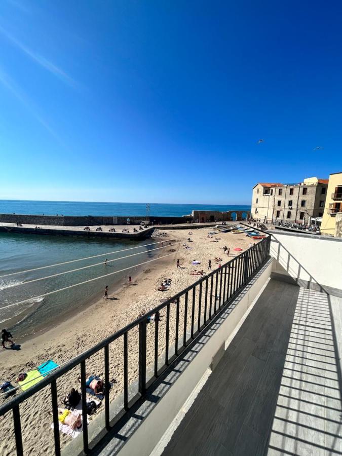 לינה וארוחת בוקר צ'פאלו Casa Marina, La Terrazza Sul Mare מראה חיצוני תמונה